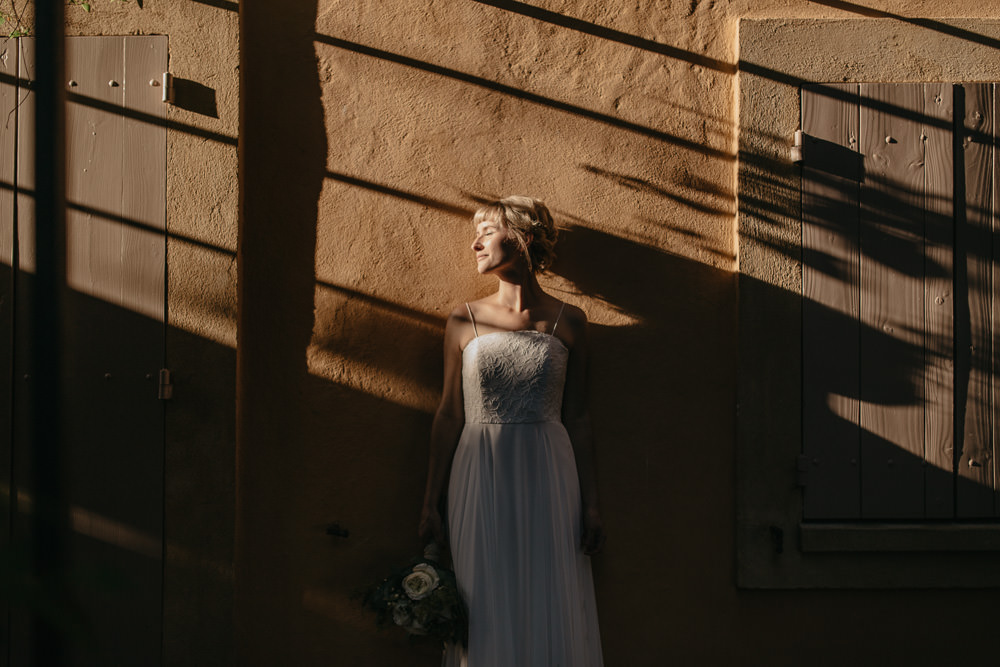 bride in Provence, south of France