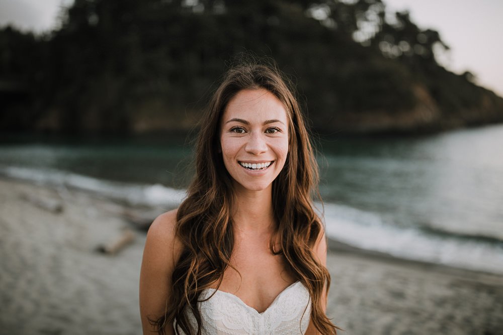 bride in California near San Francisco