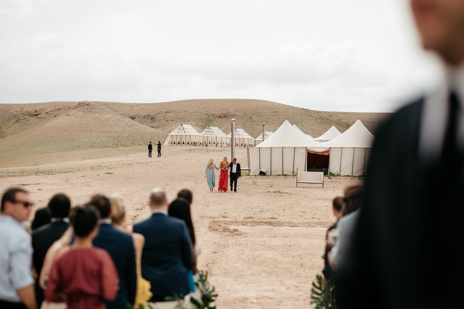 Wedding ceremony at Scartabeo Camp in Marrakesh