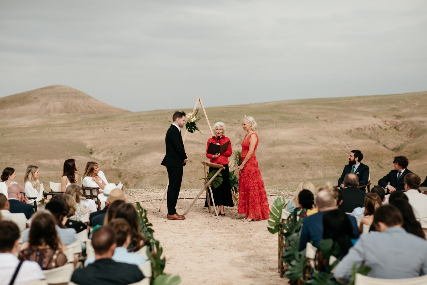Wedding ceremony at Scartabeo Camp in Marrakesh