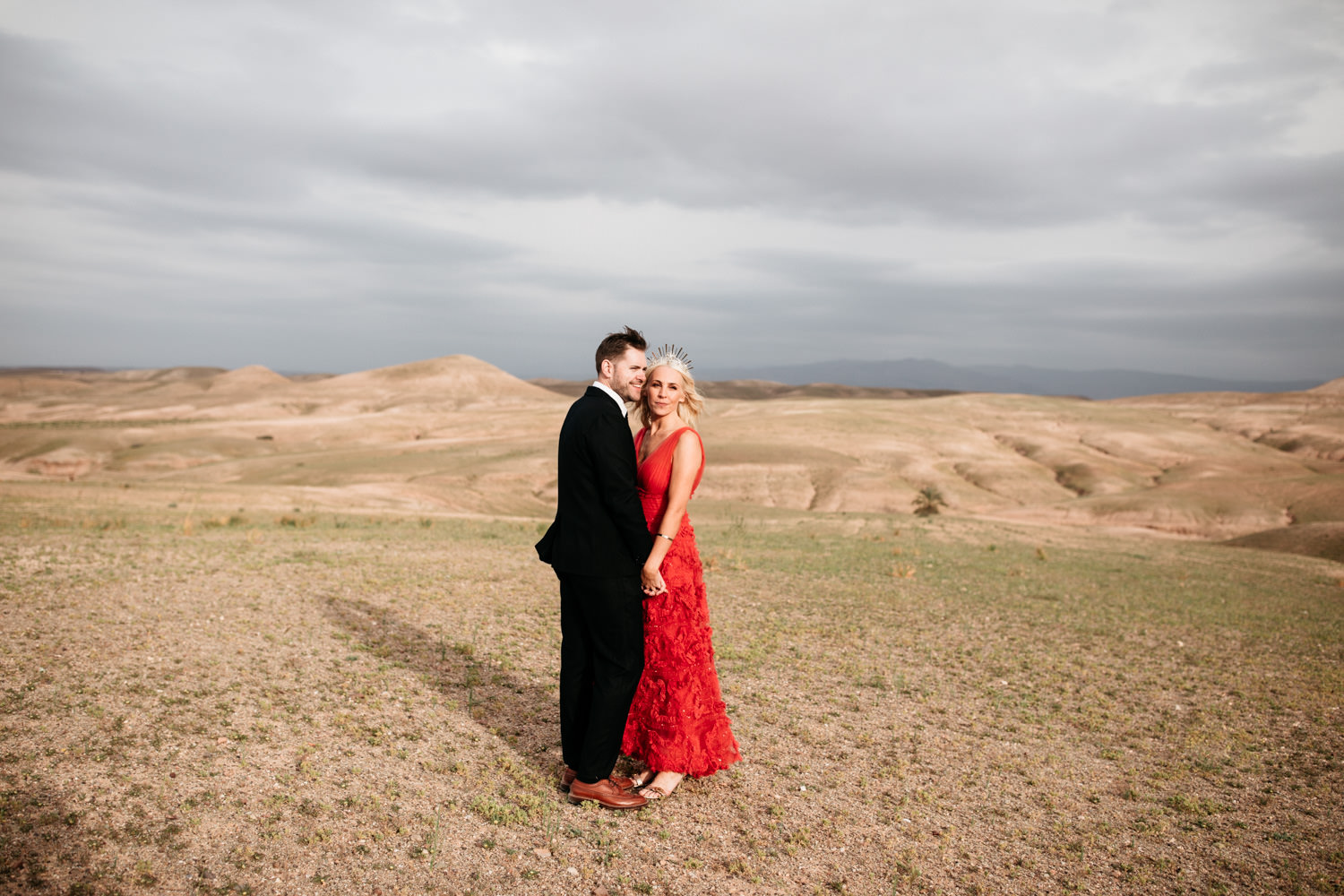 Couple getting married at Scarabeo Camp in Marrakesh