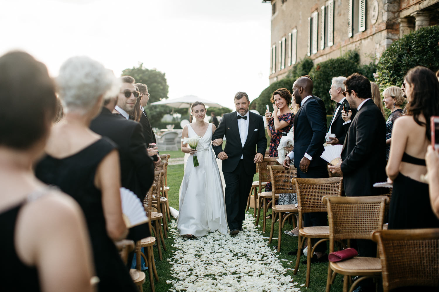 Wedding Ceremony at Borgo Stomennano in Tuscany