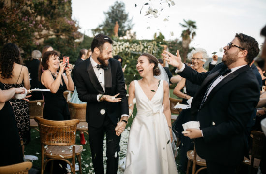 Wedding ceremony in Tuscany at Borgo Stomennano