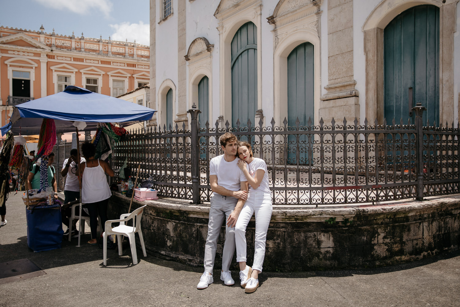 Couple during a wedding in Brasil in Salvadore
